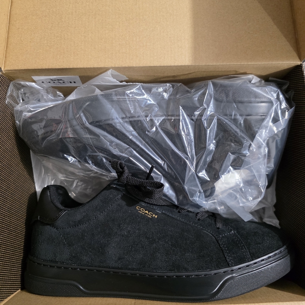 Coach High Line Sneakers Suede and Leather Men's New in Box Multiple Sizes - Picture 7 of 7